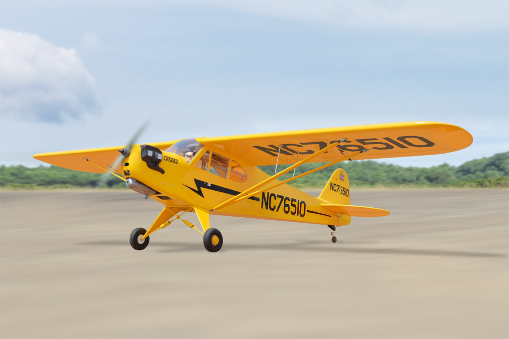 black-horse-bh58-piper-j-3-cub-rc-flugzeug-2380mm-ep-glow image 4