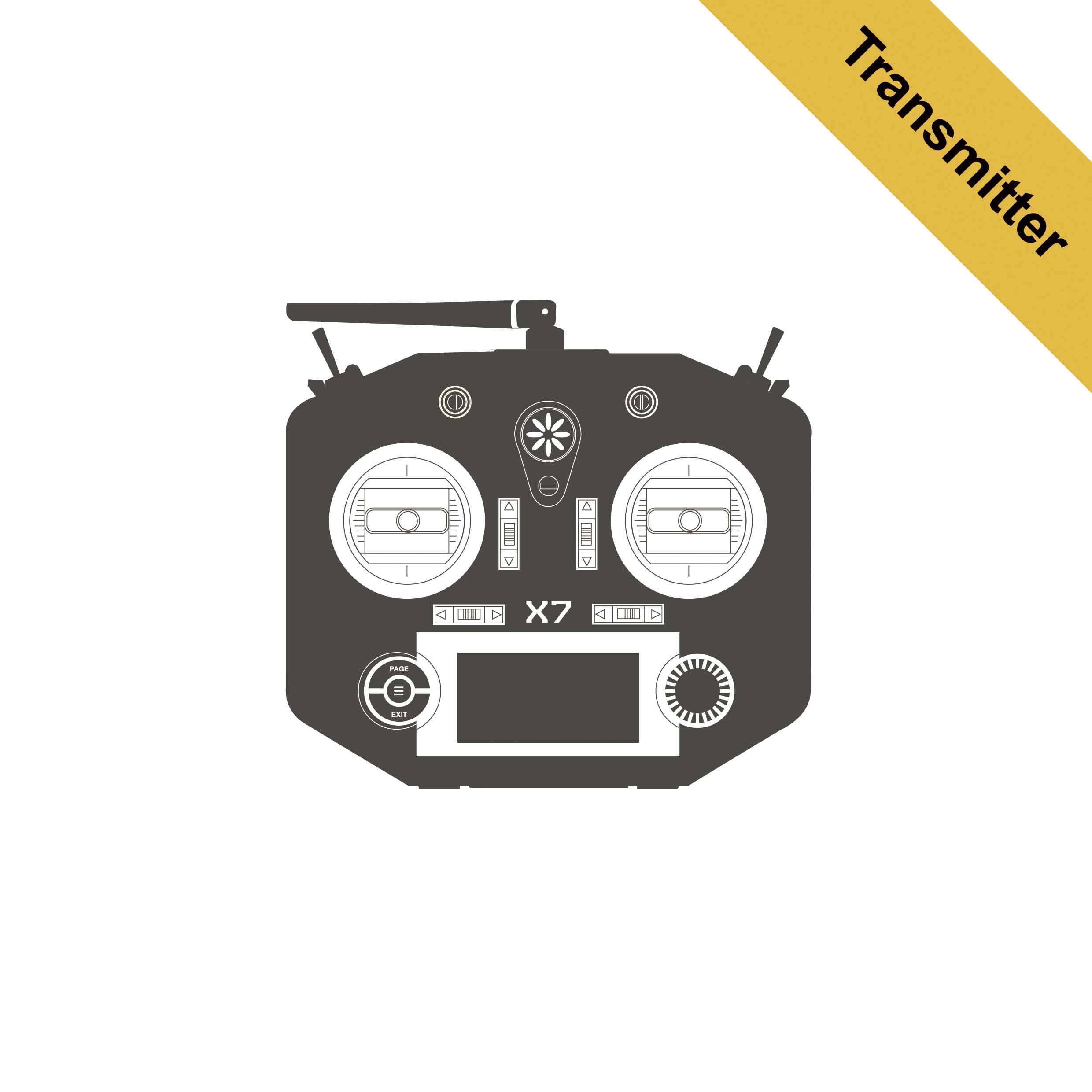 frsky-taranis-q-x7-sender-fernsteuerung-16-kanal-opentx image 1