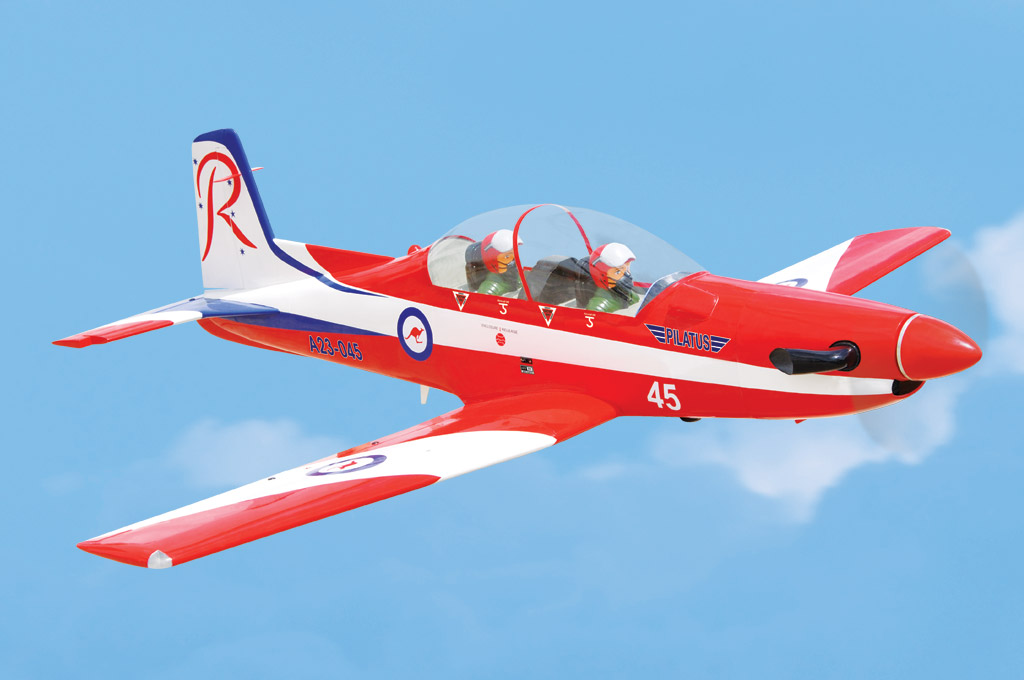 black-horse-pc-9-1840mm-rc-flugzeug-arf-20cc-gas image 4