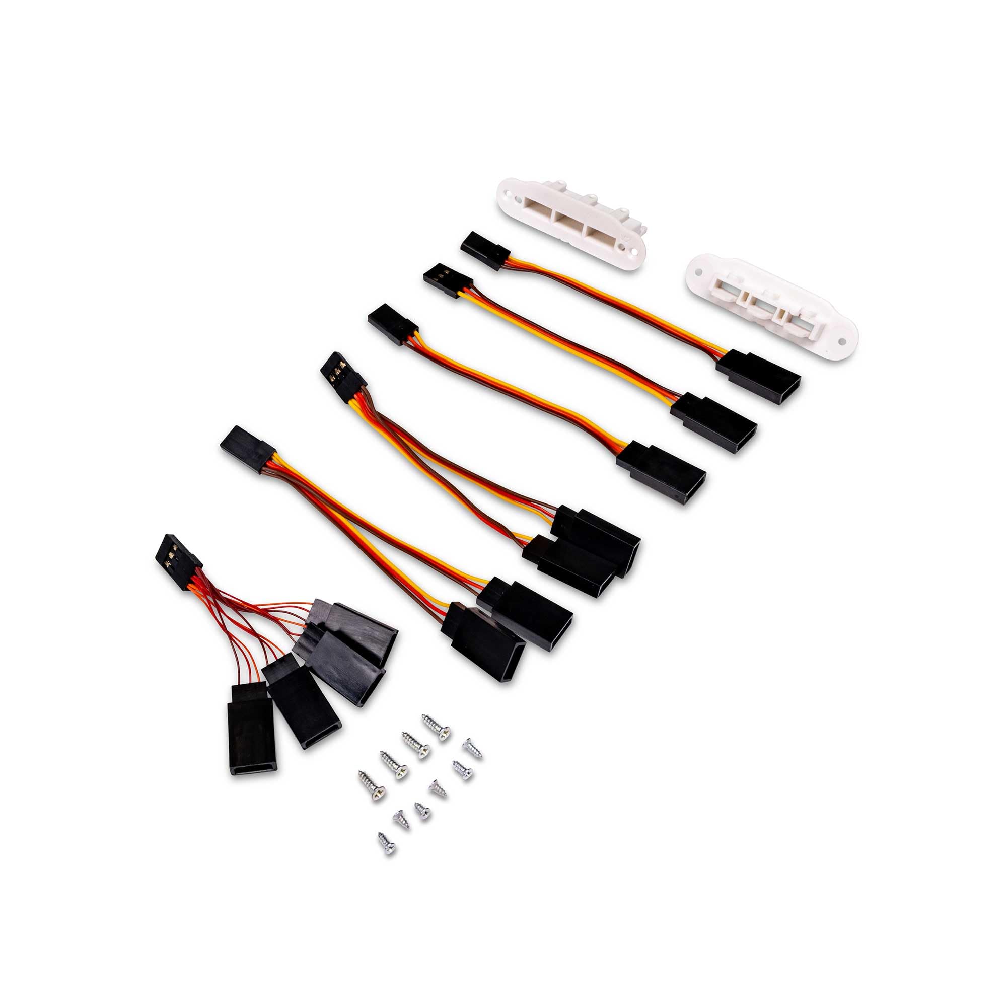 e-flite-habu-80-hands-free-mount-efl-1432-ersatzteil-mit-servokabel image 1