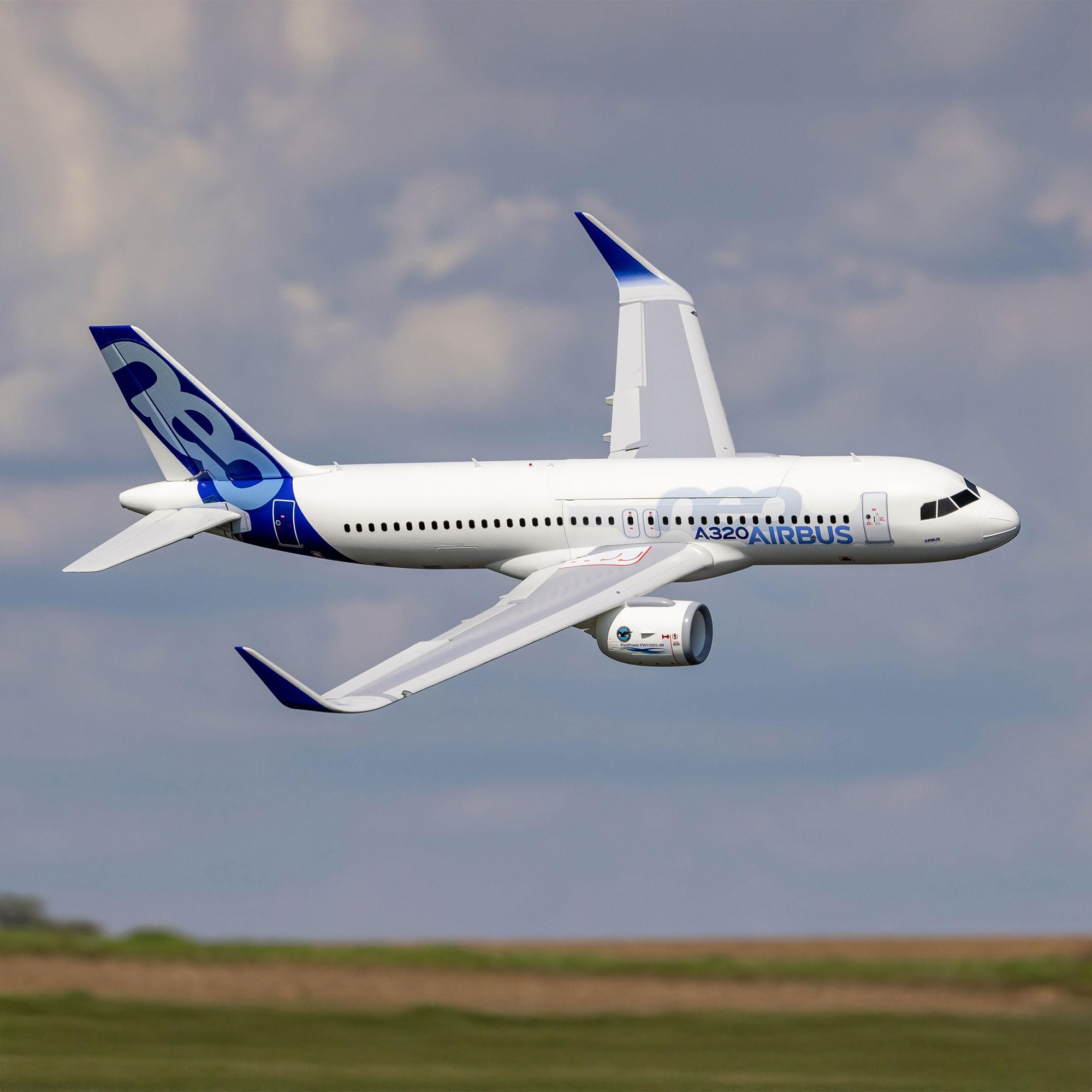 e-flite-airbus-a320neo-twin-64mm-edf-rc-flugzeug-bnf-basic image 3