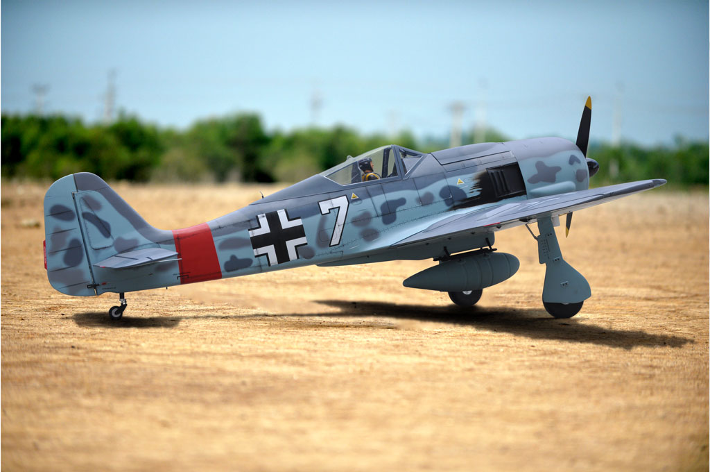 black-horse-bh178-fw-190a-rc-flugzeug-arf-2600-mm-120cc image 2