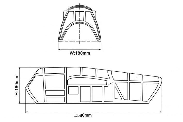 black-horse-bh170-westland-lysander-kabinenhaube-30-35cc image 2