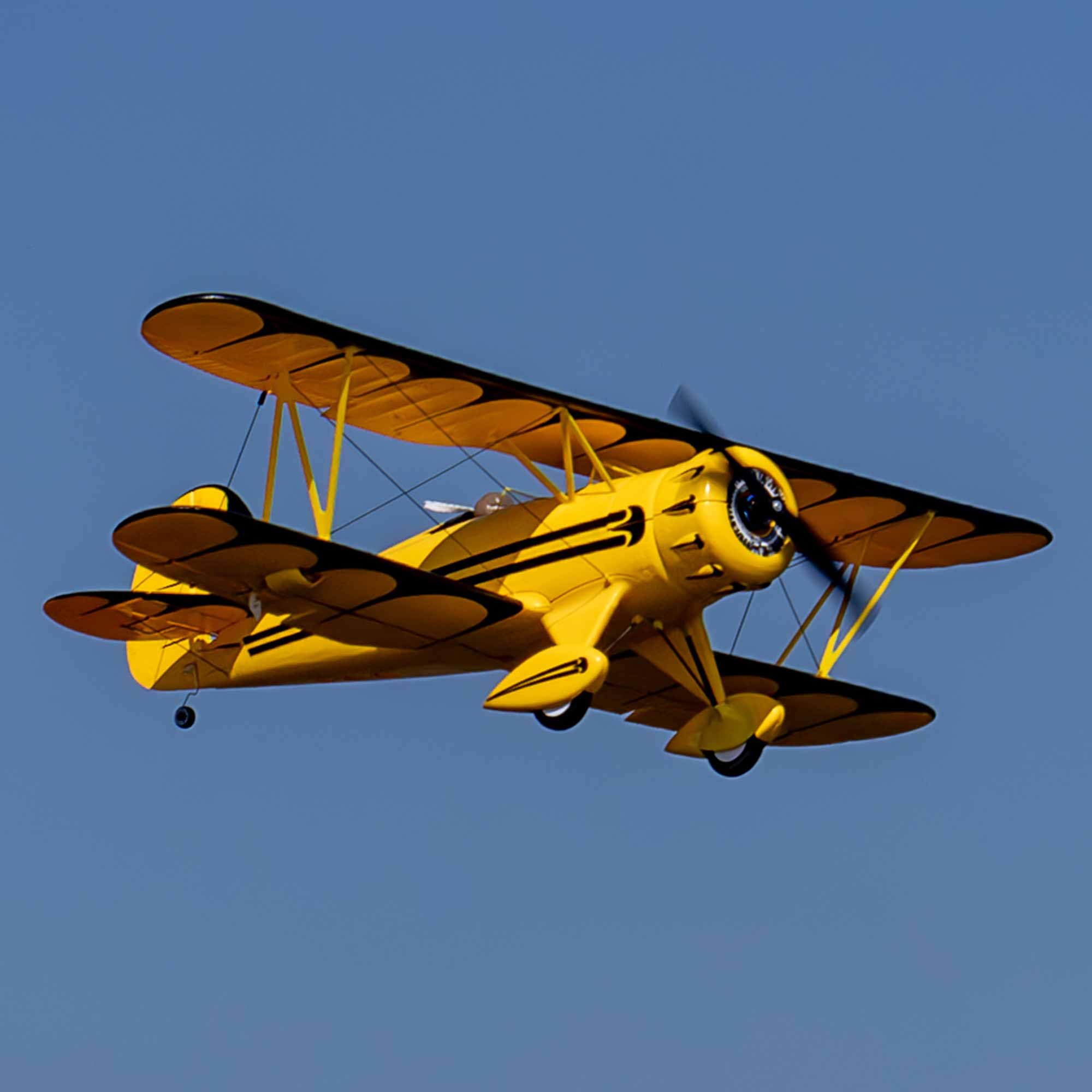 e-flite-umx-waco-gelb-bnf-basic-rc-doppeldecker-as3x image 7