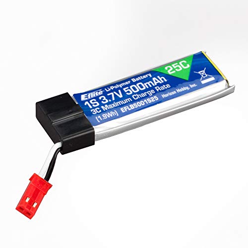 e-flite-1s-500mah-25c-lipo-akku-jst-rcy image 2