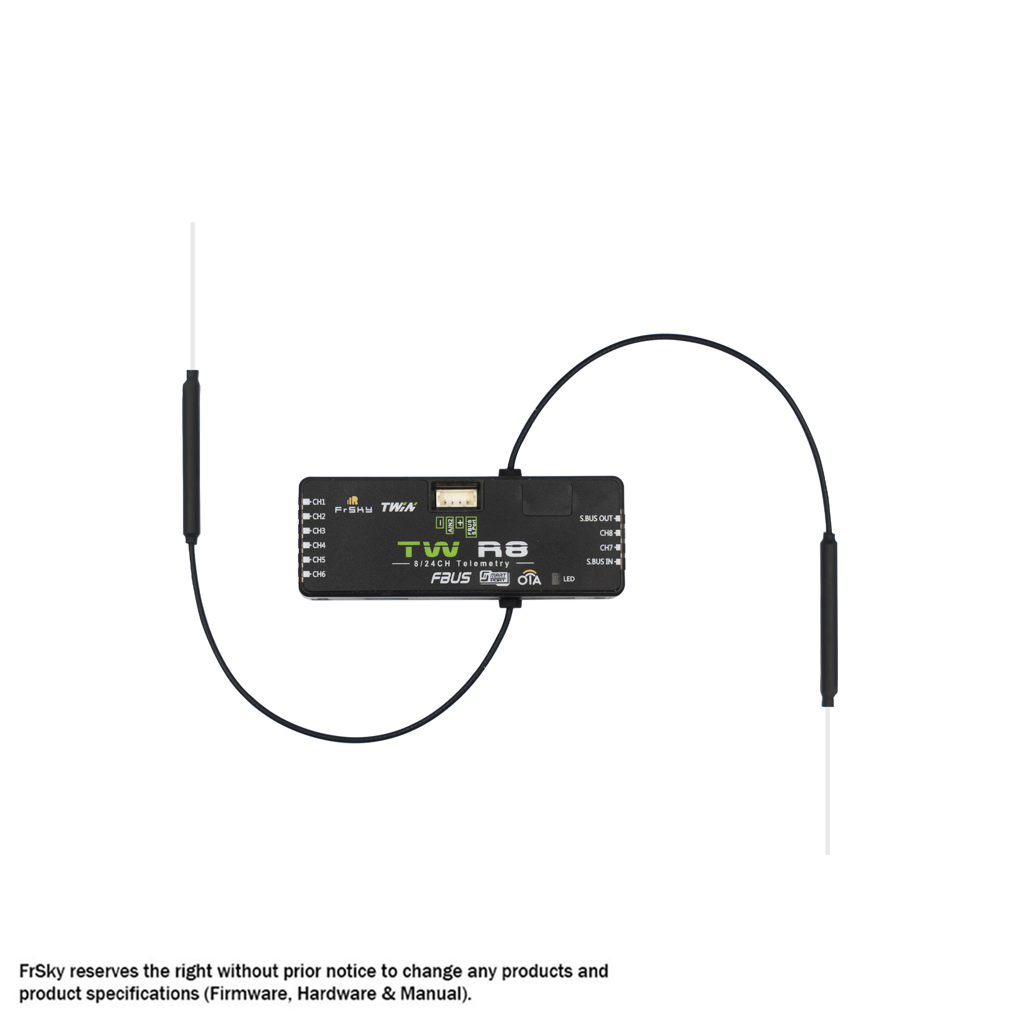 frsky-tw-r8-empf-nger-dual-2-4ghz-8-kanal image 2