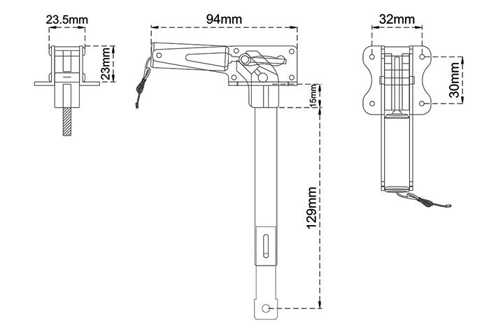 black-horse-electric-retract-gear-bh143-hauptfahrwerk image 5