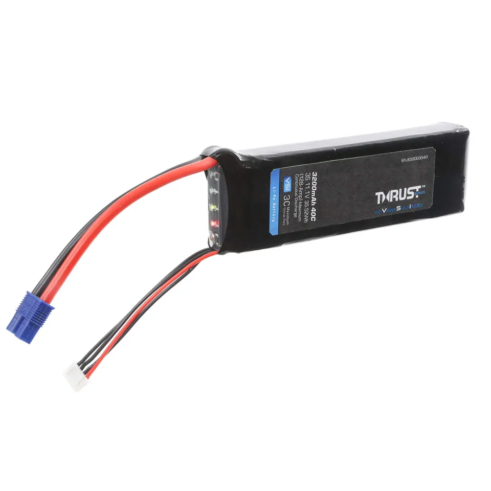 e-flite-thrust-vsi-lipo-akku-11-1v-3200mah-3s-40c-ec3 image 1