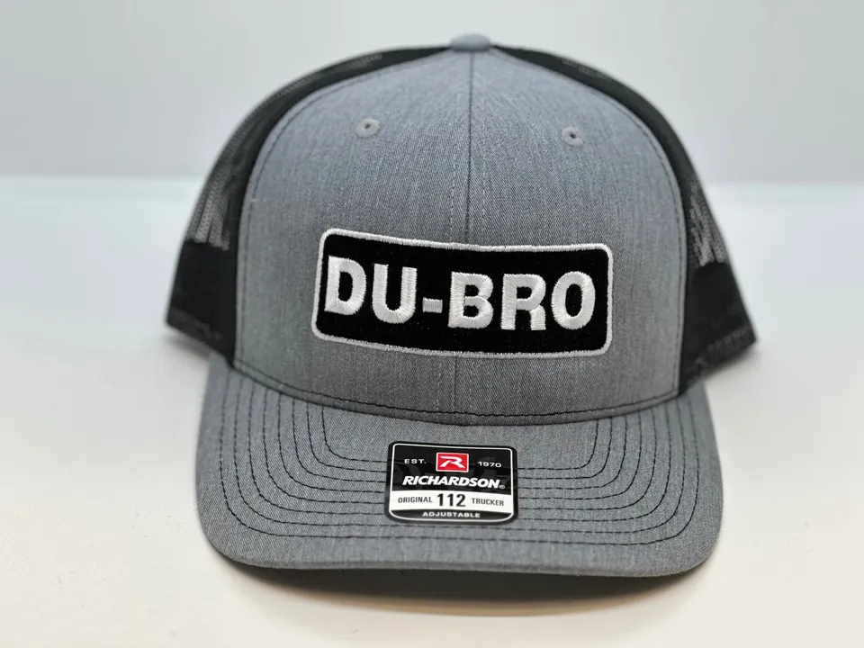 du-bro-trucker-cap-112-grau-schwarz-logo-snapback image 1