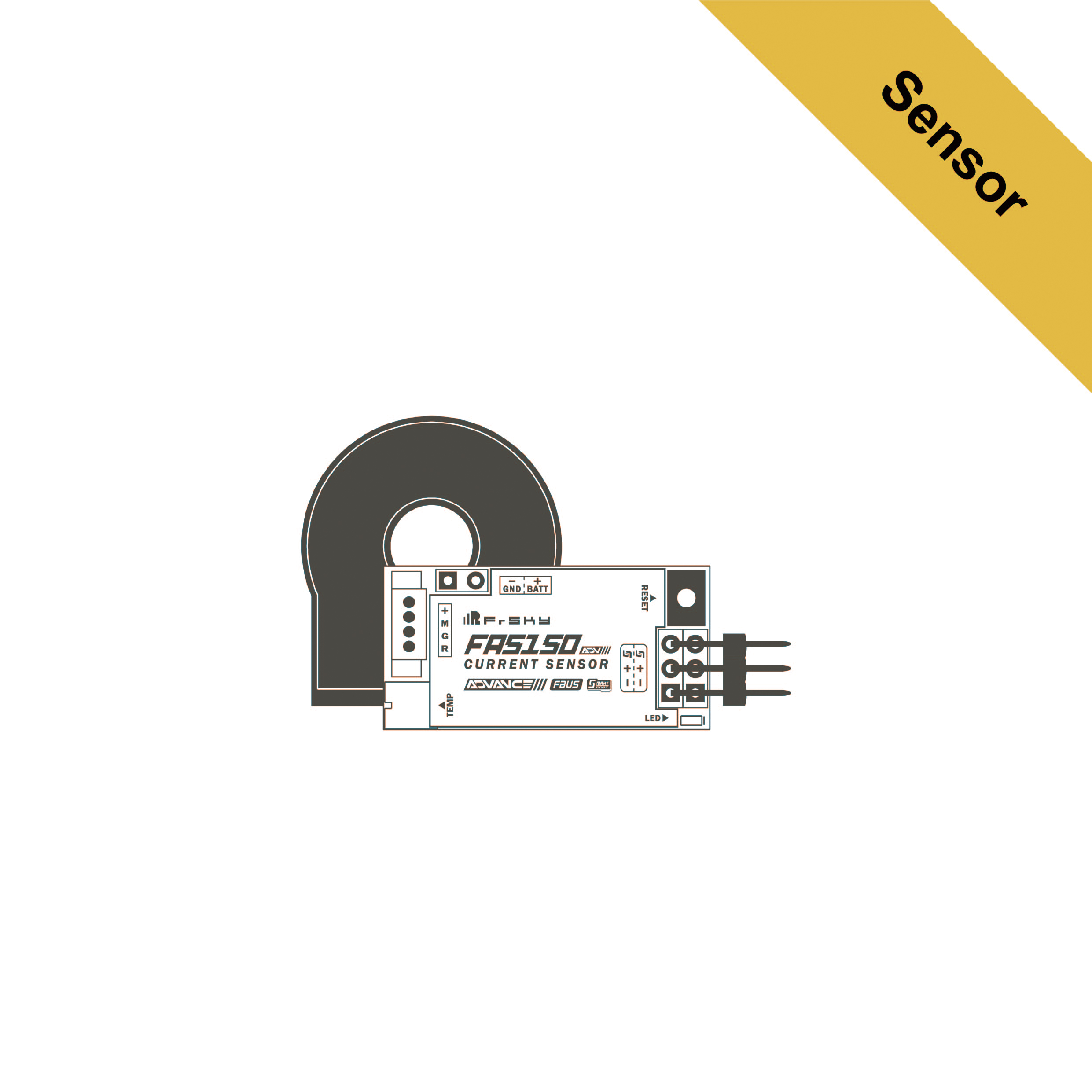 frsky-fas150-adv-stromsensor-150a-telemetrie-sensor image 1