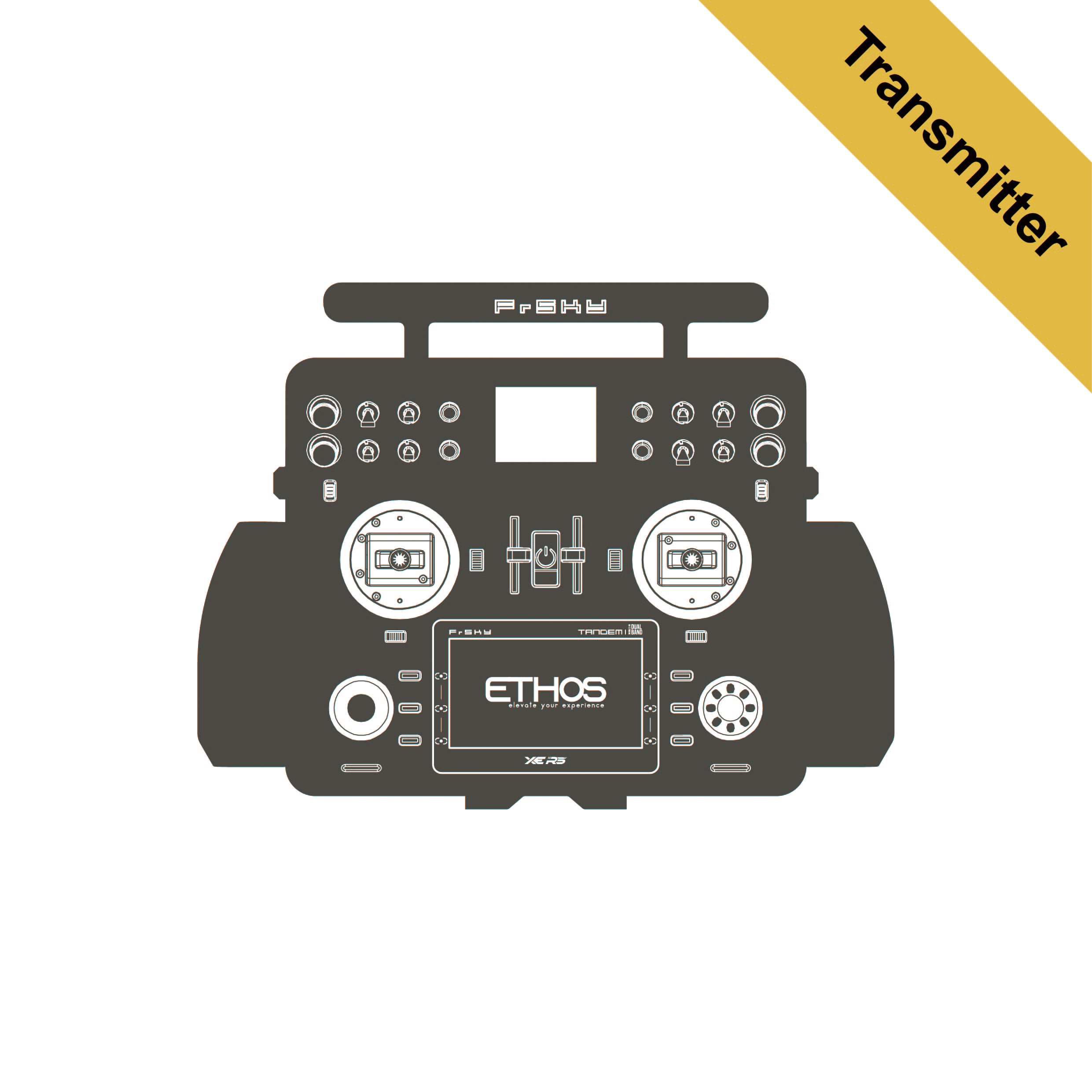 frsky-tandem-xe-rs-sender-pultsender-dualband-ethos image 1