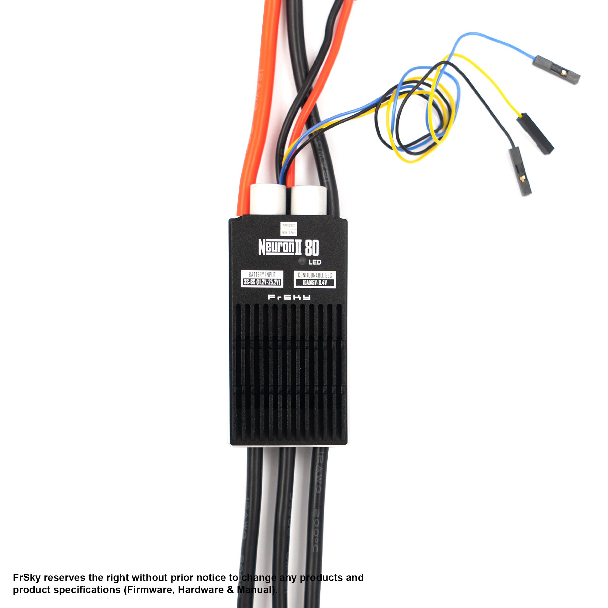 frsky-neuron-ii-80-brushless-regler-80a-telemetrie image 4