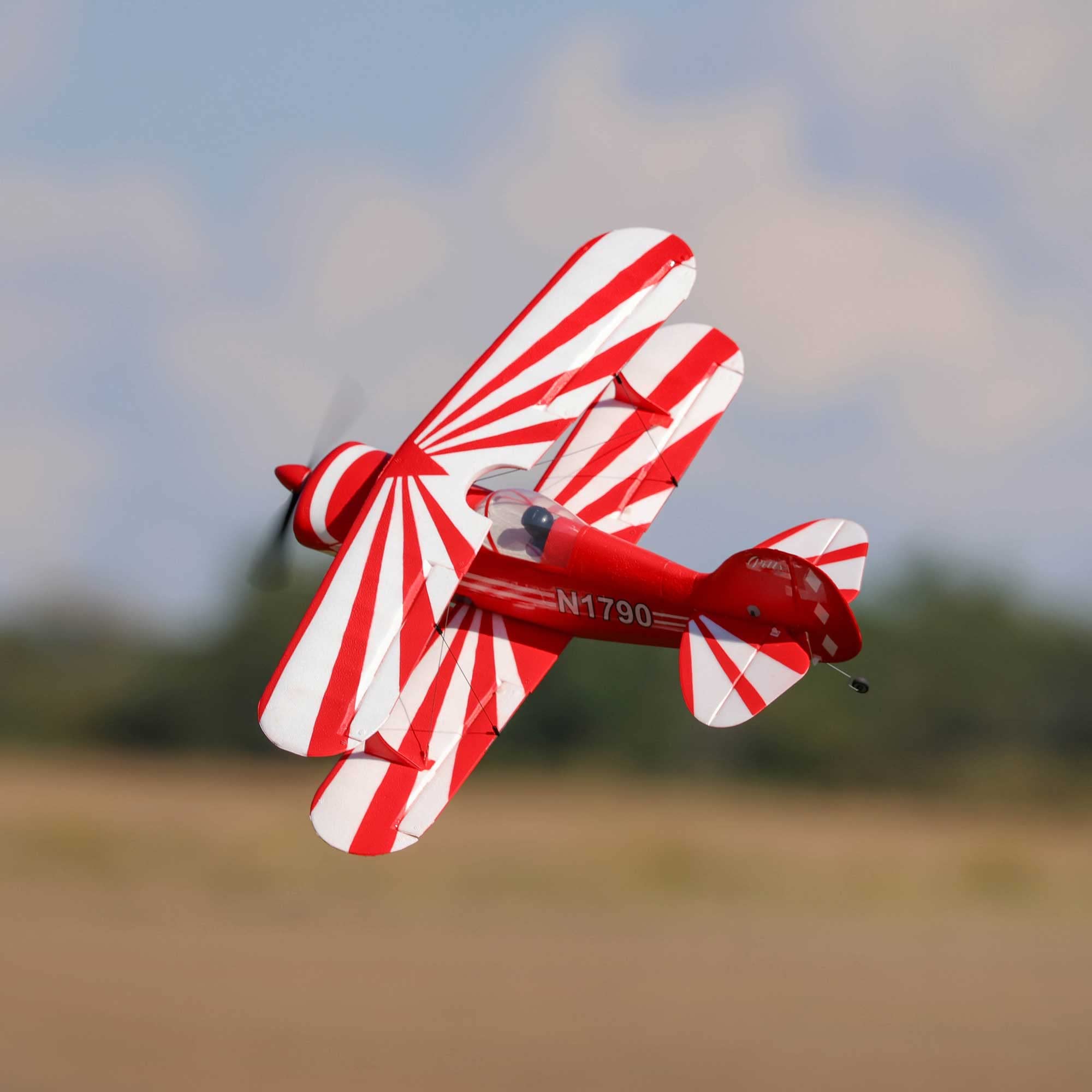 e-flite-umx-pitts-s-1s-bnf-basic-rc-flugzeug-rot-as3x image 3