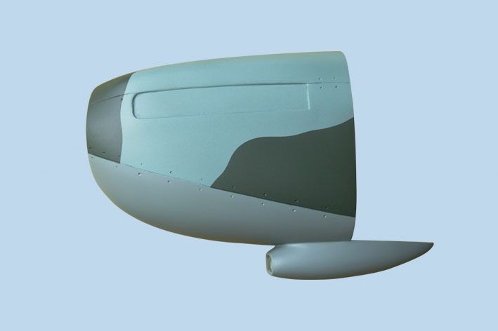 black-horse-cowl-bh136-motorhaube-spitfire-30-35cc-gas image 1