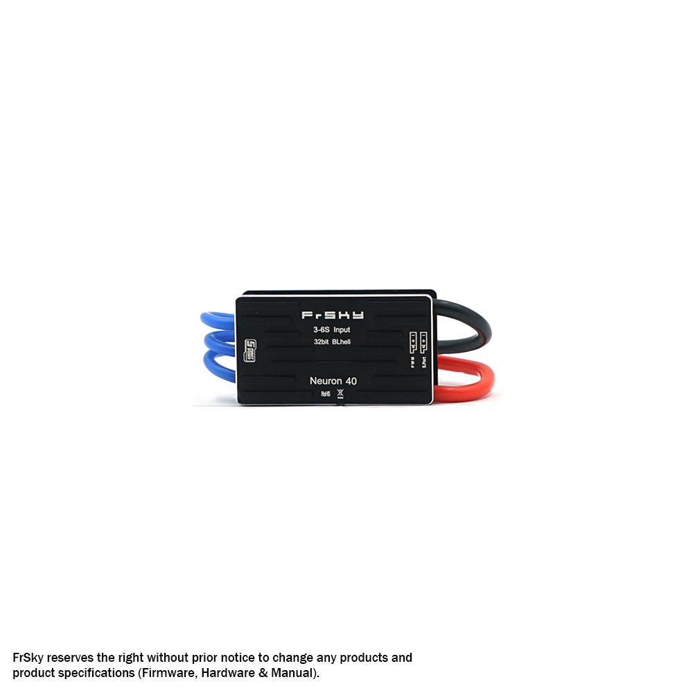 frsky-neuron-40-brushless-regler-40a-3-6s-mit-sbec-telemetrie image 2