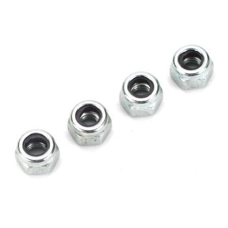 dubro-fasteners-stoppmutter-m3-nylon-4-stk-verzinkt image 1
