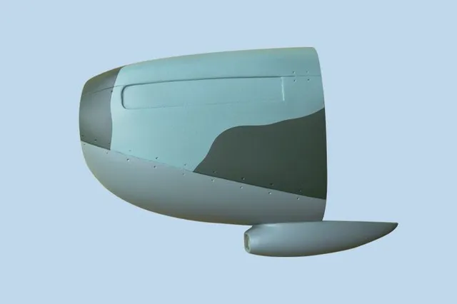 black-horse-cowl-bh136-motorhaube-spitfire-30-35cc-gas image 1