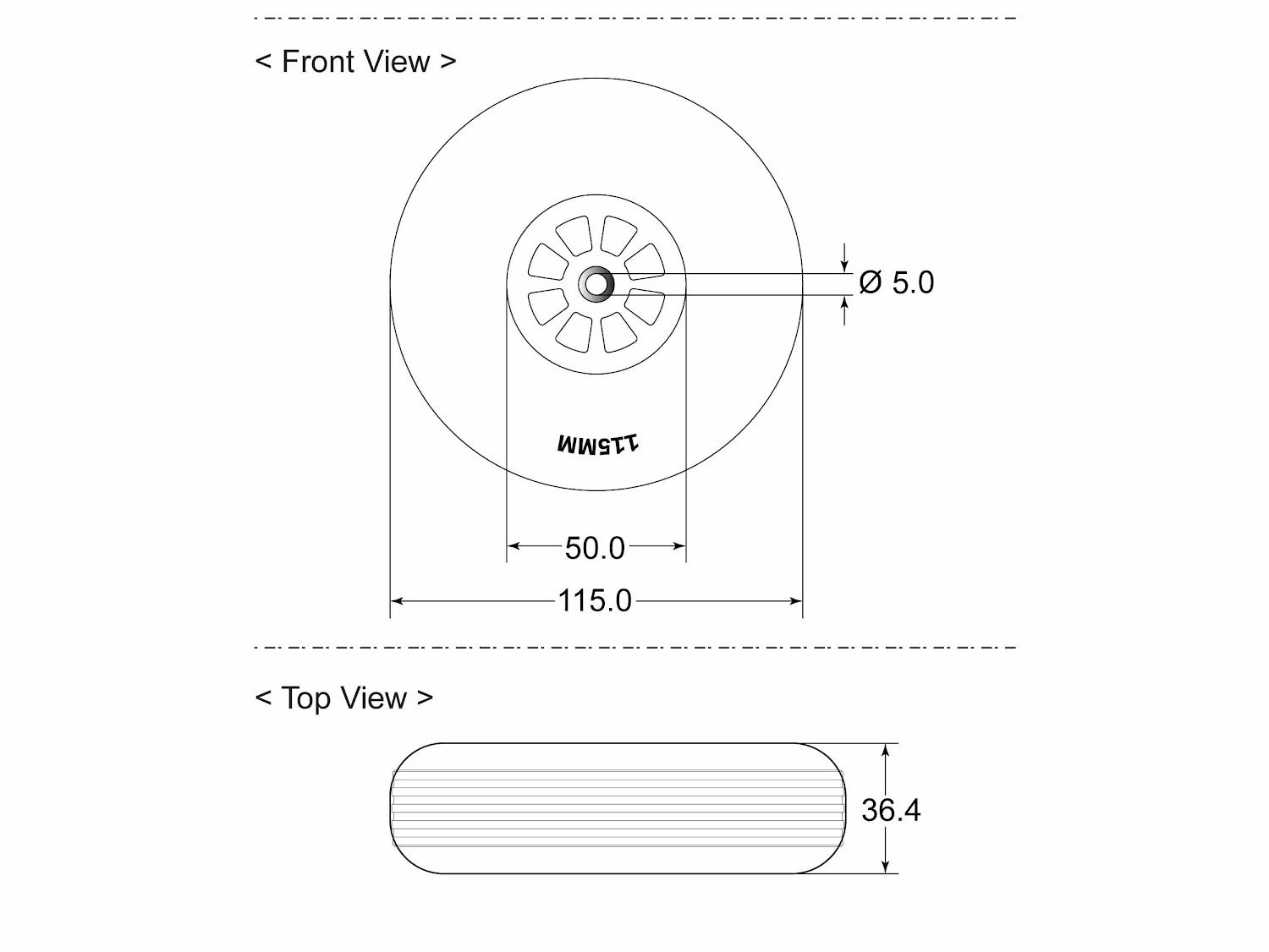 black-horse-light-weight-schaumstoffr-der-115mm-5mm image 3