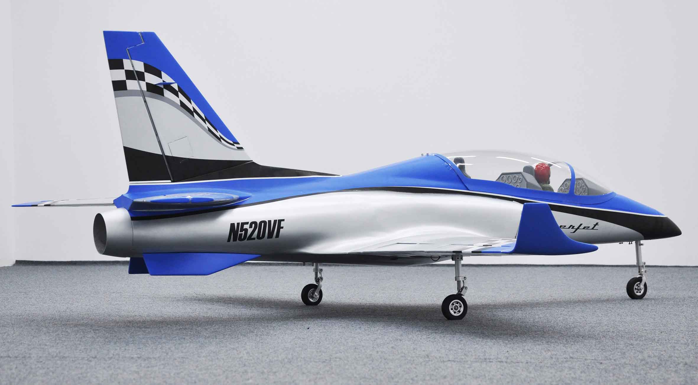 black-horse-viper-jet-mkii-edf-jet-1885mm-silver-blue-120mm image 6