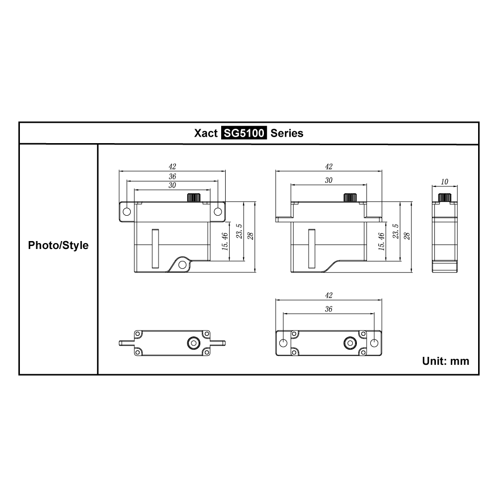 frsky-xact-5100-servo-hv-metallgetriebe-fbus image 4