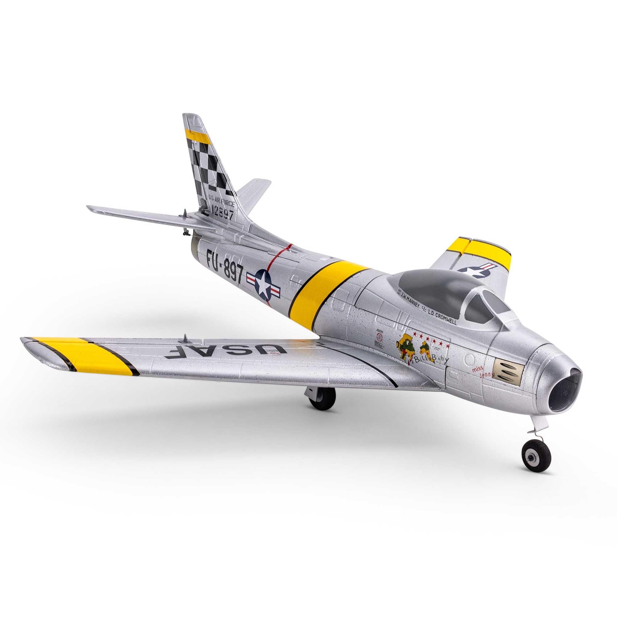e-flite-umx-f-86-sabre-30mm-edf-jet-bnf-basic-as3x image 5