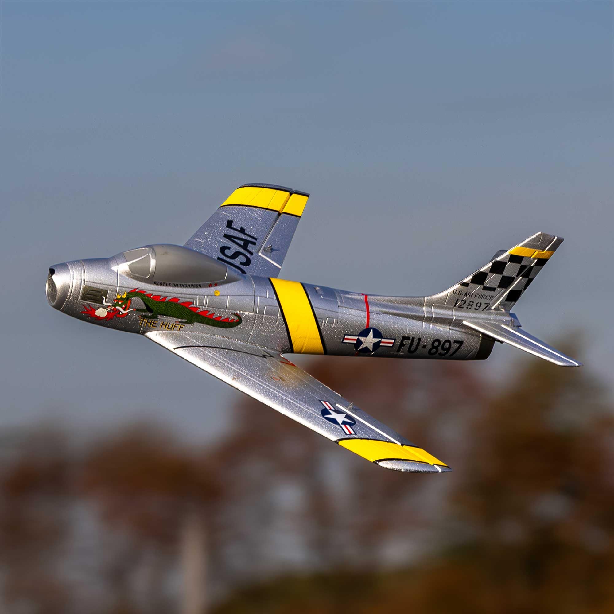 e-flite-umx-f-86-sabre-30mm-edf-jet-bnf-basic-as3x image 3