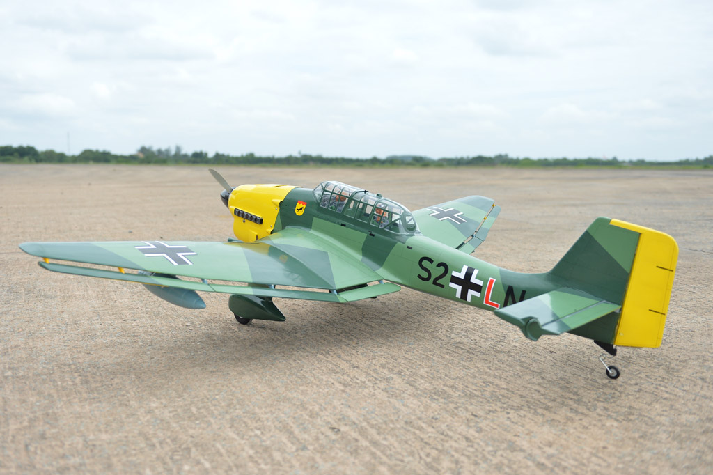 black-horse-ju-87-stuka-bh80-rc-flugzeug-1920mm-20cc image 5