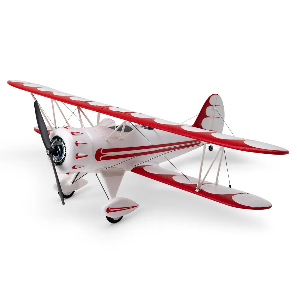 e-flite-umx-waco-bnf-basic-rc-flugzeug-wei-as3x image 1