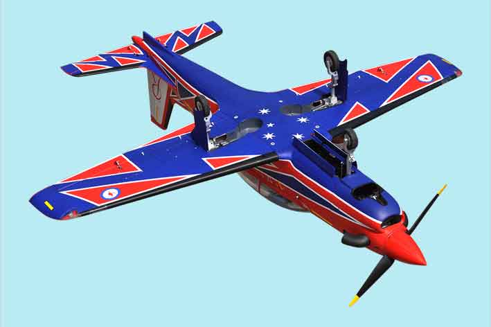 black-horse-pc21-bh192-rc-flugzeug-50-60cc-arf-retract image 3