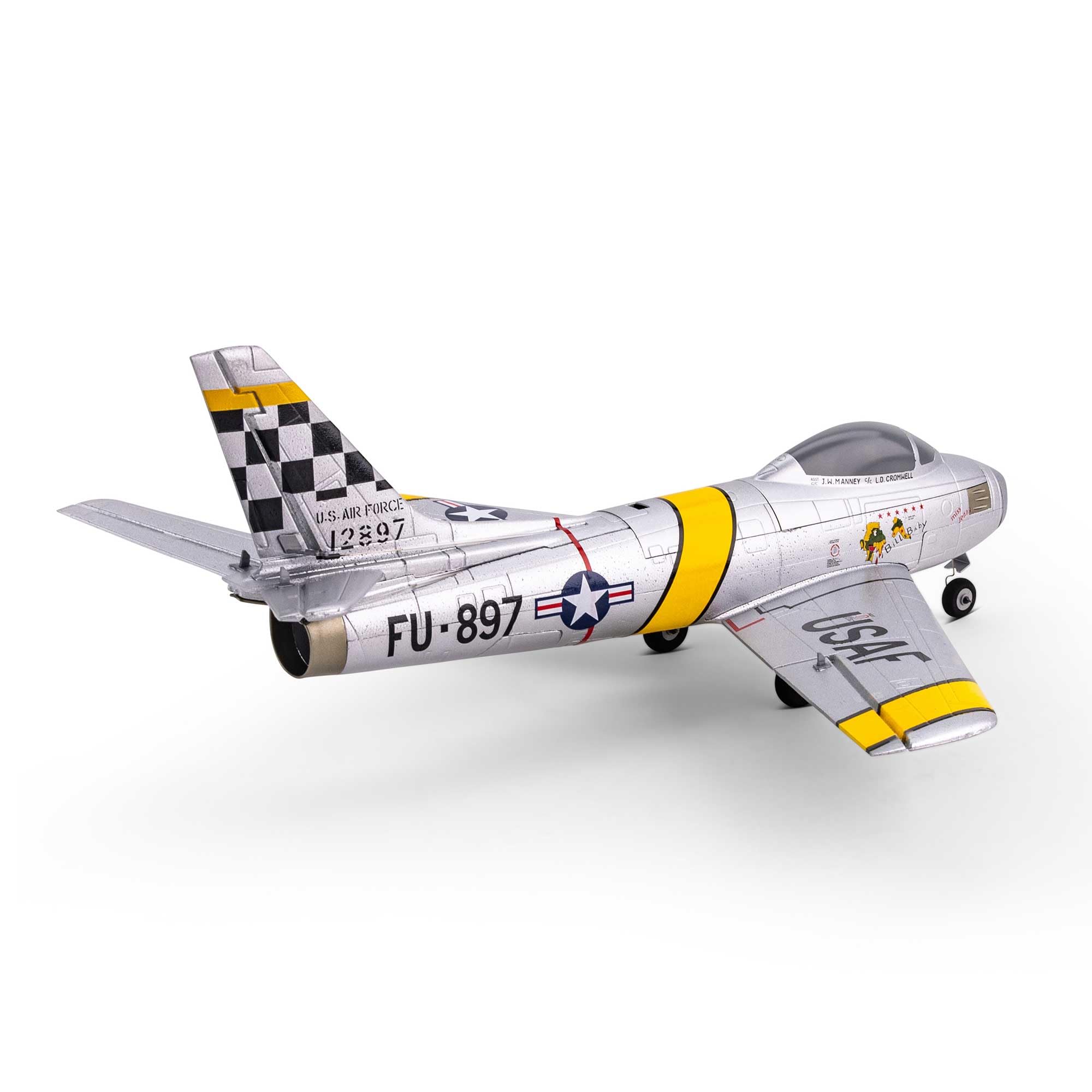 e-flite-umx-f-86-sabre-30mm-edf-jet-bnf-basic-as3x image 7