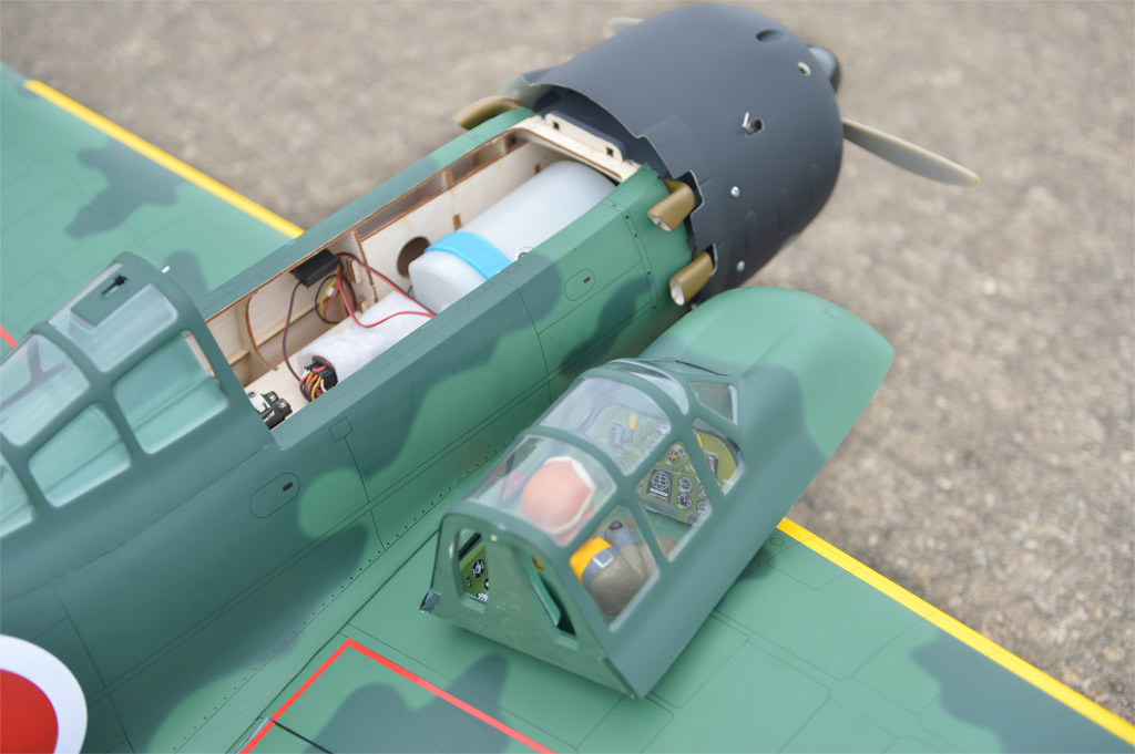 black-horse-bh171-v2-a6m-zero-1720mm-arf-flugmodell-elektro-retract image 3