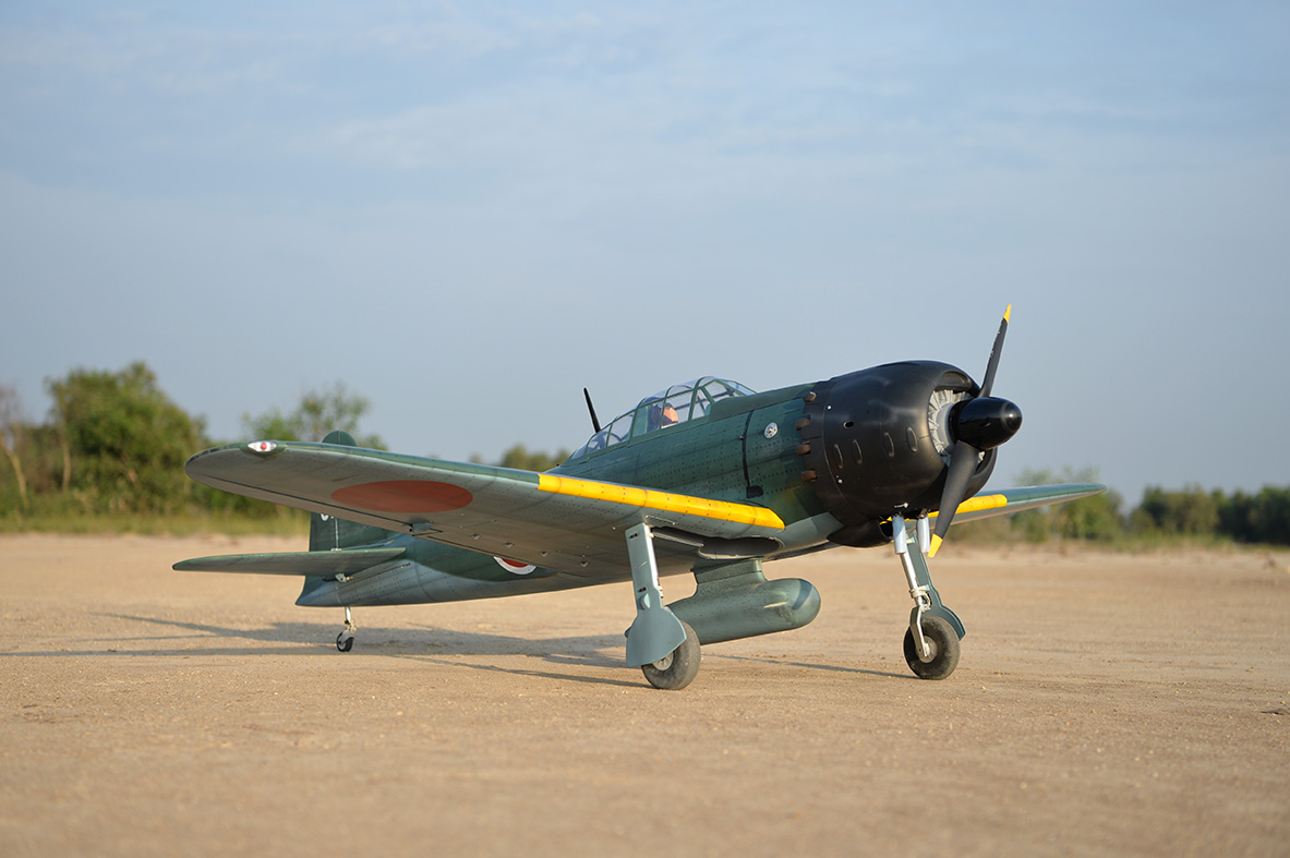 black-horse-giant-scale-bh180-mitsubishi-zero-2385mm-arf-elektro image 3