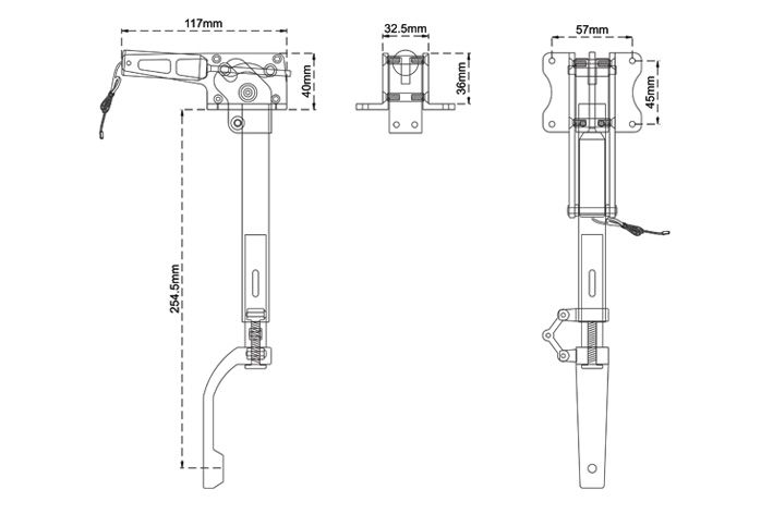 black-horse-electric-retract-bh187-hauptfahrwerk-ersatzteil image 4
