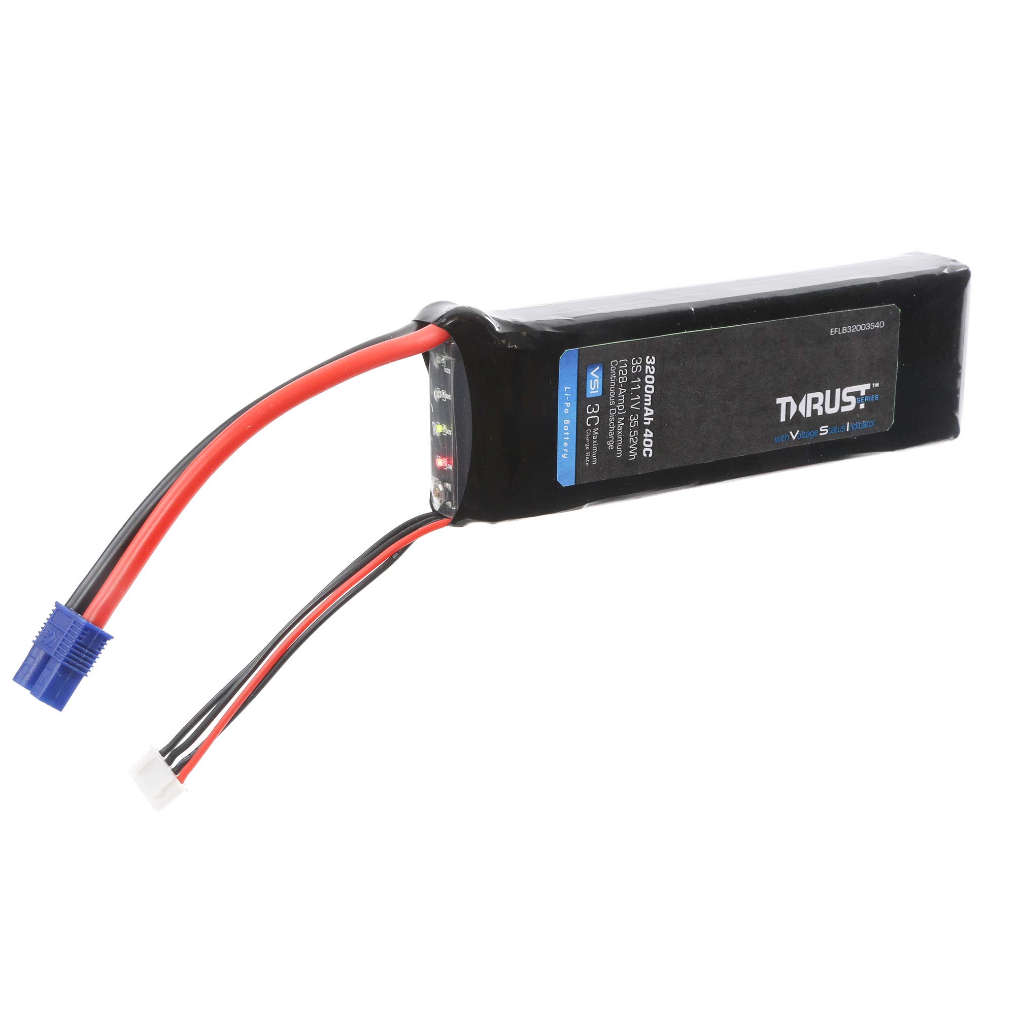 e-flite-thrust-vsi-lipo-akku-11-1v-3200mah-3s-40c-ec3 image 1