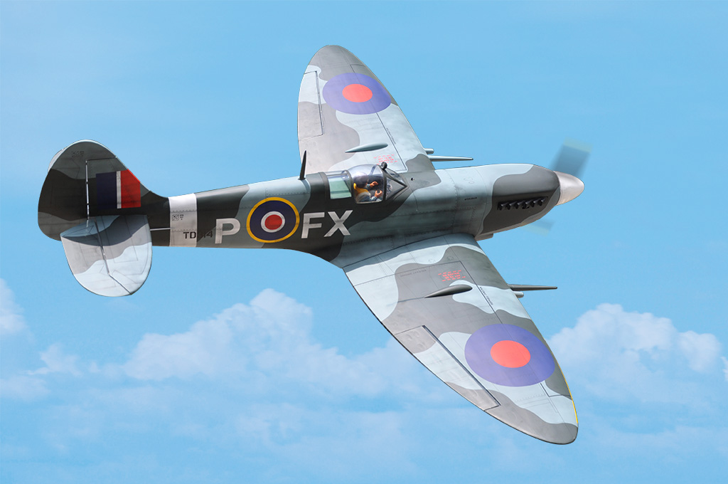 black-horse-bh136-spitfire-mk-rc-flugzeug-arf-2000-mm image 2