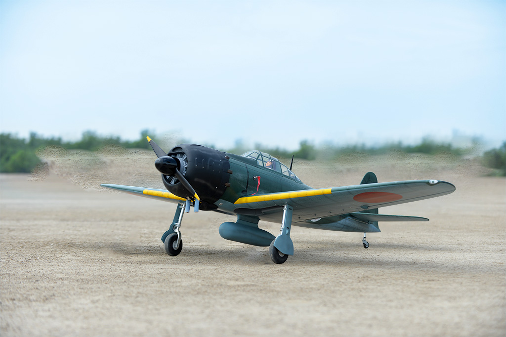black-horse-giant-scale-bh180-mitsubishi-zero-2385mm-arf-elektro image 5