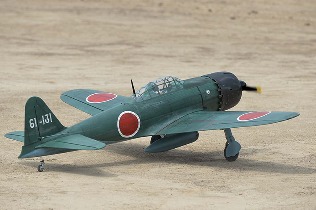 black-horse-giant-scale-bh180-mitsubishi-zero-2385mm-arf-elektro image 1