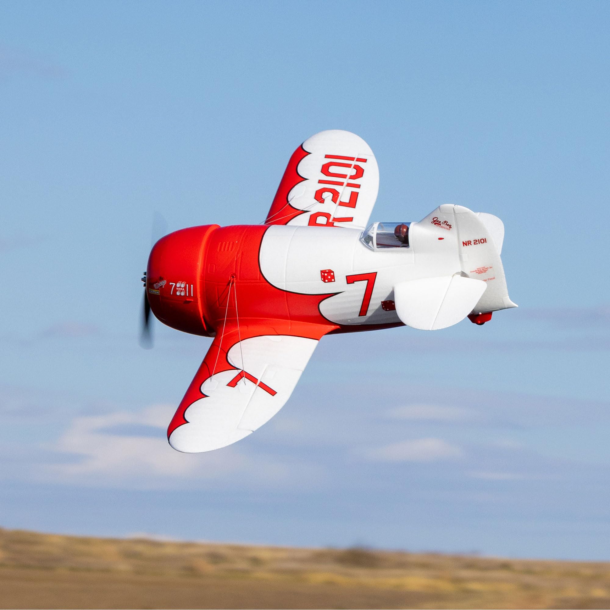 e-flite-gee-bee-r-2-1-0-m-bnf-basic-rc-flugzeug-as3x image 4