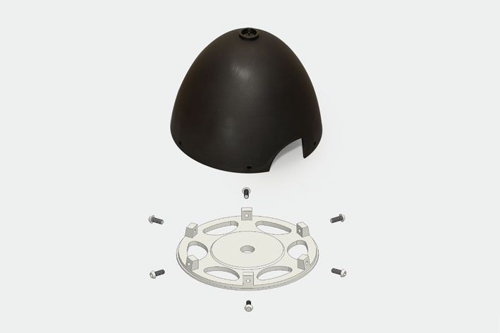 black-horse-ultra-light-spinner-messerschmitt-150mm image 2