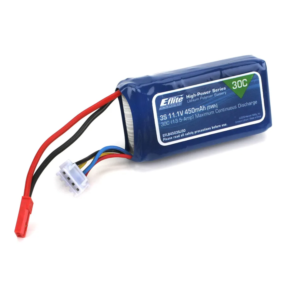 e-flite-450mah-akku-3s-11-1v-30c-lipo-jst image 1