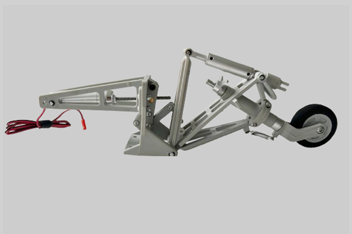 black-horse-electric-retract-gear-spornfahrwerk-bh117 image 1