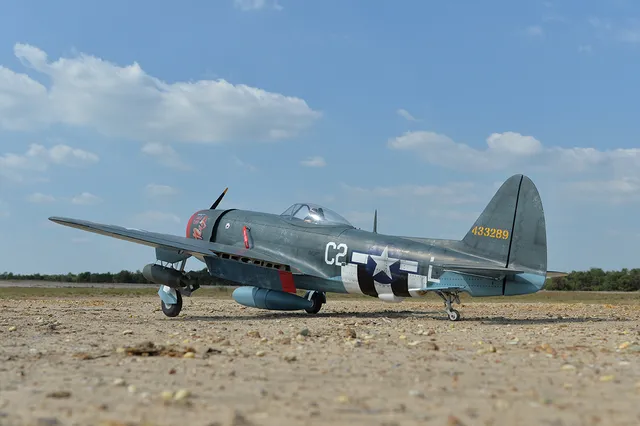 black-horse-bh117-p-47-thunderbolt-2075mm-60cc-arf-retract image 1