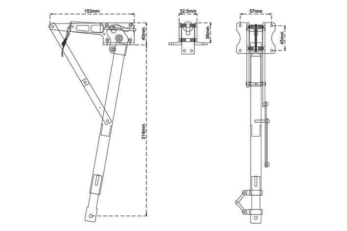 black-horse-electric-retract-gear-bh178-fahrwerk-hauptfahrwerk image 4