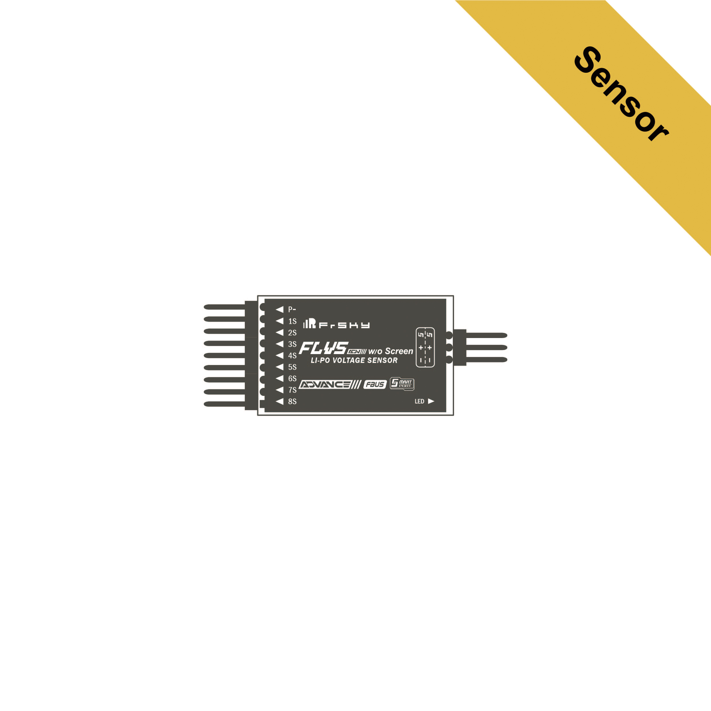 frsky-flvs-adv-spannungssensor-2s-8s-ohne-display image 1