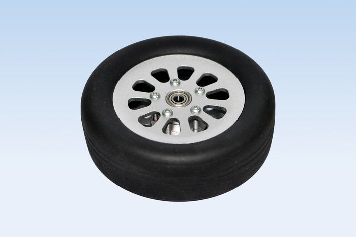 black-horse-wheel-gummirad-100-mm-mit-nabe image 2