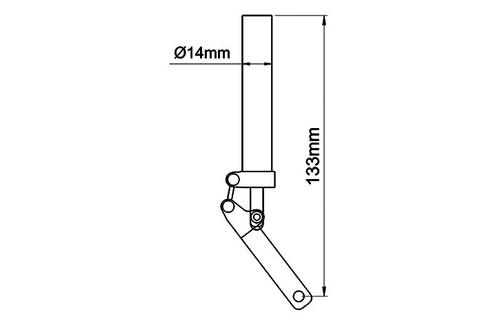 black-horse-electric-retract-gear-oleo-hauptfahrwerk-bh173v2 image 3