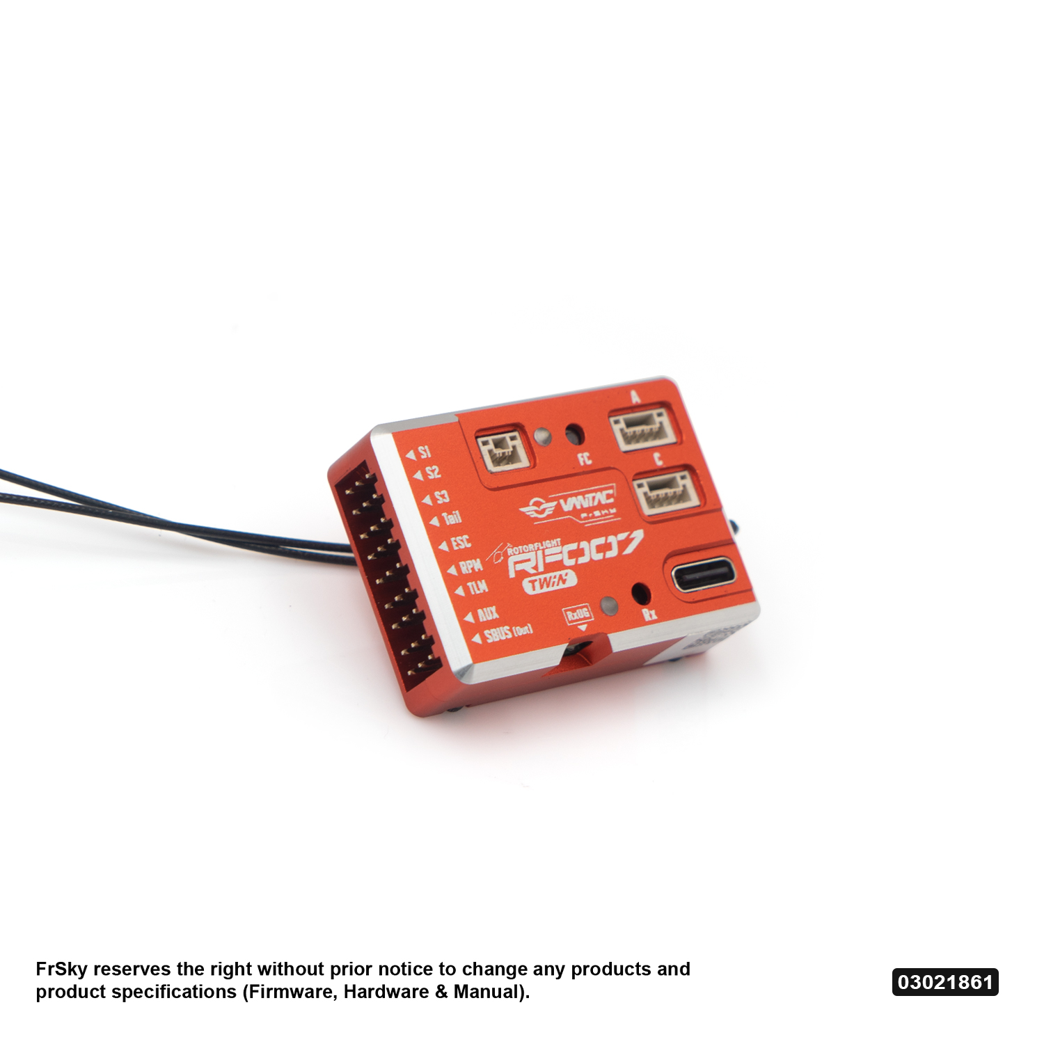 frsky-rf007-vantac-flugcontroller-fbl-f-r-helikopter image 5