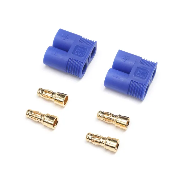 e-flite-eflaec301-akku-adapter-stecker-blau-gold image 1