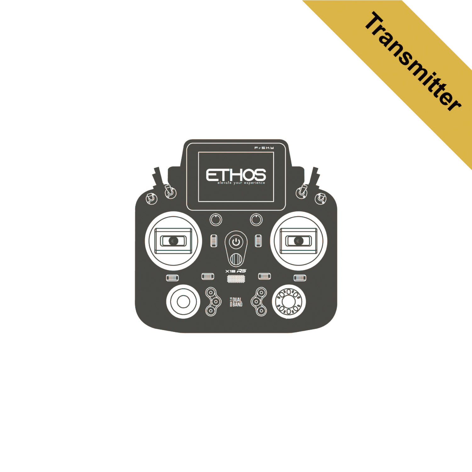 frsky-tandem-x18r-handsender-dualband-900m-2-4g-fernsteuerung image 1