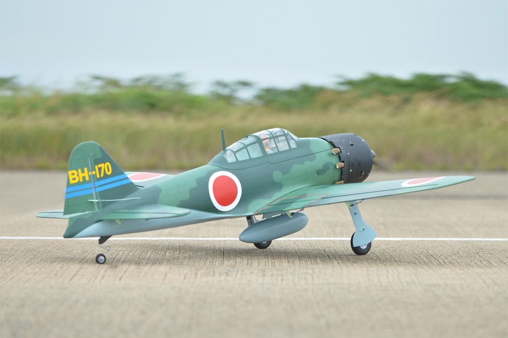 black-horse-bh171-v2-a6m-zero-1720mm-arf-flugmodell-elektro-retract image 1